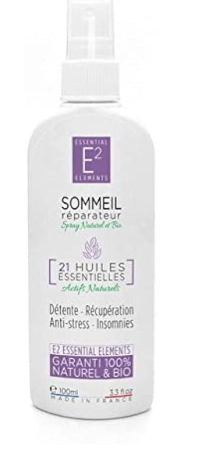 Essentiel Elements  E2 Sleep Restoring Complex 21 Essential Oils Natural air spray - a Calming, Relaxing and Sedative effect & anti-stress, Size 100ml