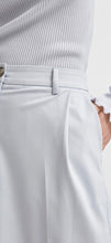 Load image into Gallery viewer, selected femme grey blue pas mw knee length shorts, Size 34
