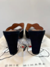Load image into Gallery viewer, chie mihara black suede mules, Size 39
