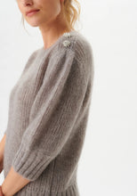 Load image into Gallery viewer, Dea Kudibal Grey Button shoulder top, Size M
