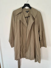 Load image into Gallery viewer, DKNY beige belted trench coat, Size small
