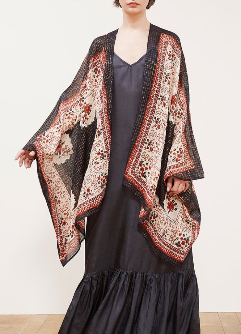 Mes Demoiselles multicoloured mab printed kimono, Size one size