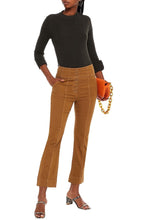Load image into Gallery viewer, ulla johnson rust ellis button trousers, Size UK 14
