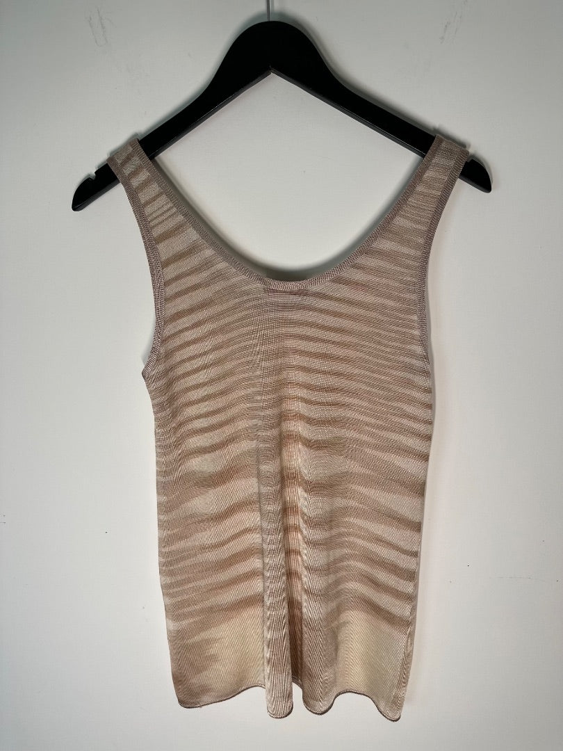 missoni multicoloured stripe vest top, Size small