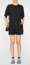 Load image into Gallery viewer, Isabel Marant Etoile black safa embroidered shorts, Size 40
