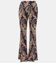 Load image into Gallery viewer, etro multicoloured paisley flared pants, Size 46 - UK 14
