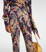 Load image into Gallery viewer, etro multicoloured paisley flared pants, Size 46 - UK 14
