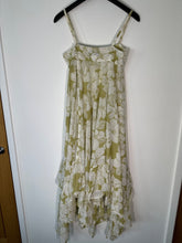 Load image into Gallery viewer, Jaeger Celadon Vintage dress and headscarf, Size 8
