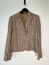 Load image into Gallery viewer, Daks neutrals check riding jacket, Size small
