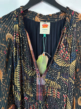 Load image into Gallery viewer, farm rio multicoloured frill sleeve maxi dress, Size medium
