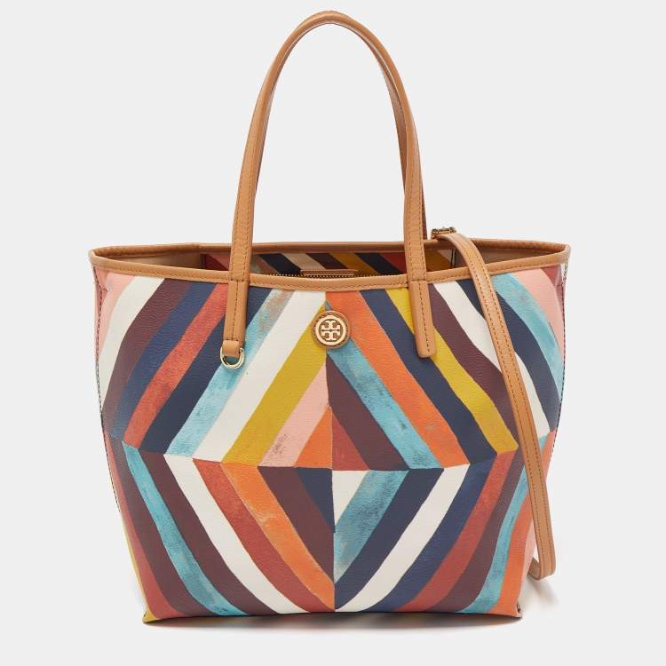 tory burch multicoloured kerrington tote, Size
