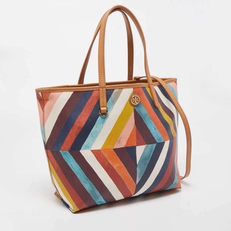 tory burch multicoloured kerrington tote, Size