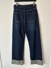 Load image into Gallery viewer, H&amp;M indigo turn up jeans, Size 10
