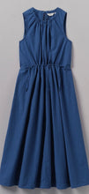 Load image into Gallery viewer, toast blue lento stripe sundress, Size 12
