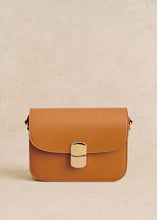 Load image into Gallery viewer, sezane tan mini milo leather bag, Size
