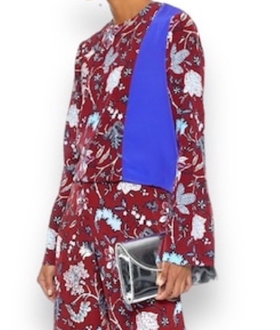 dvf Multicoloured floral tunic, Size US10