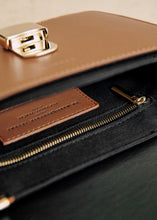 Load image into Gallery viewer, sezane tan mini milo leather bag, Size
