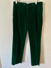 Load image into Gallery viewer, no brand green velvet pants, Size medium
