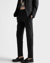 Load image into Gallery viewer, prada black wool tailored trousers, Size 40
