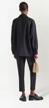 Load image into Gallery viewer, prada black wool tailored trousers, Size 40
