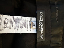 Load image into Gallery viewer, D&amp;G black wool cropped pants, Size 44
