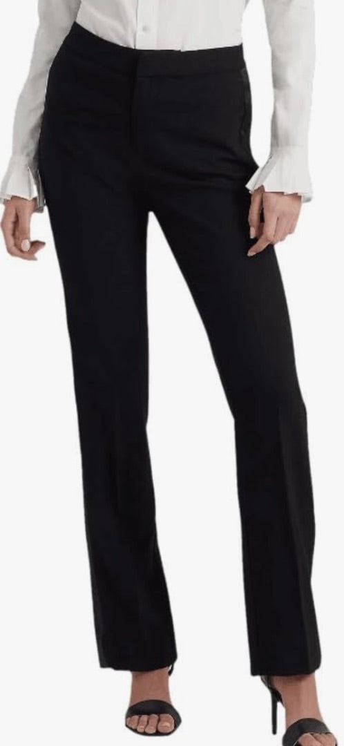 Polo Ralph Lauren black wool side stripe trousers, Size 10