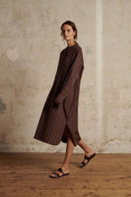 Load image into Gallery viewer, soeur brown pia stripe dress, Size 36
