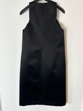 Load image into Gallery viewer, ellery black silk v neck dress, Size 10
