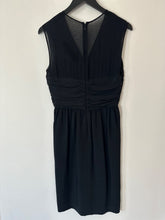 Load image into Gallery viewer, Philip Lim black silk cocktail dress, Size 10
