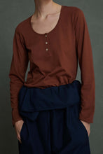 Load image into Gallery viewer, soeur brown Aurelia cotton top, Size 36
