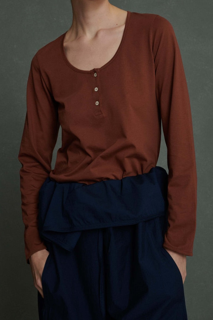 soeur brown Aurelia cotton top, Size 36