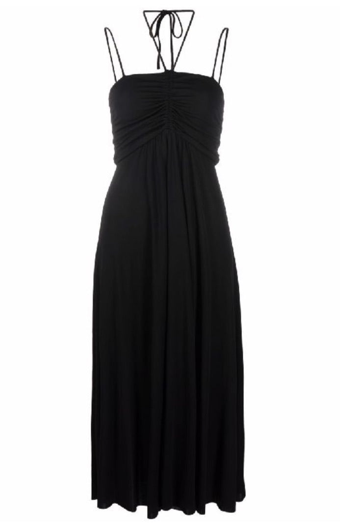 Isabel marant black jenila halter midi dress, Size 42