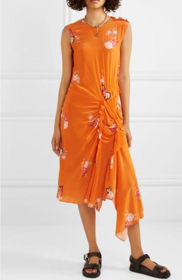Preen Line coral Antoinette dress, Size large