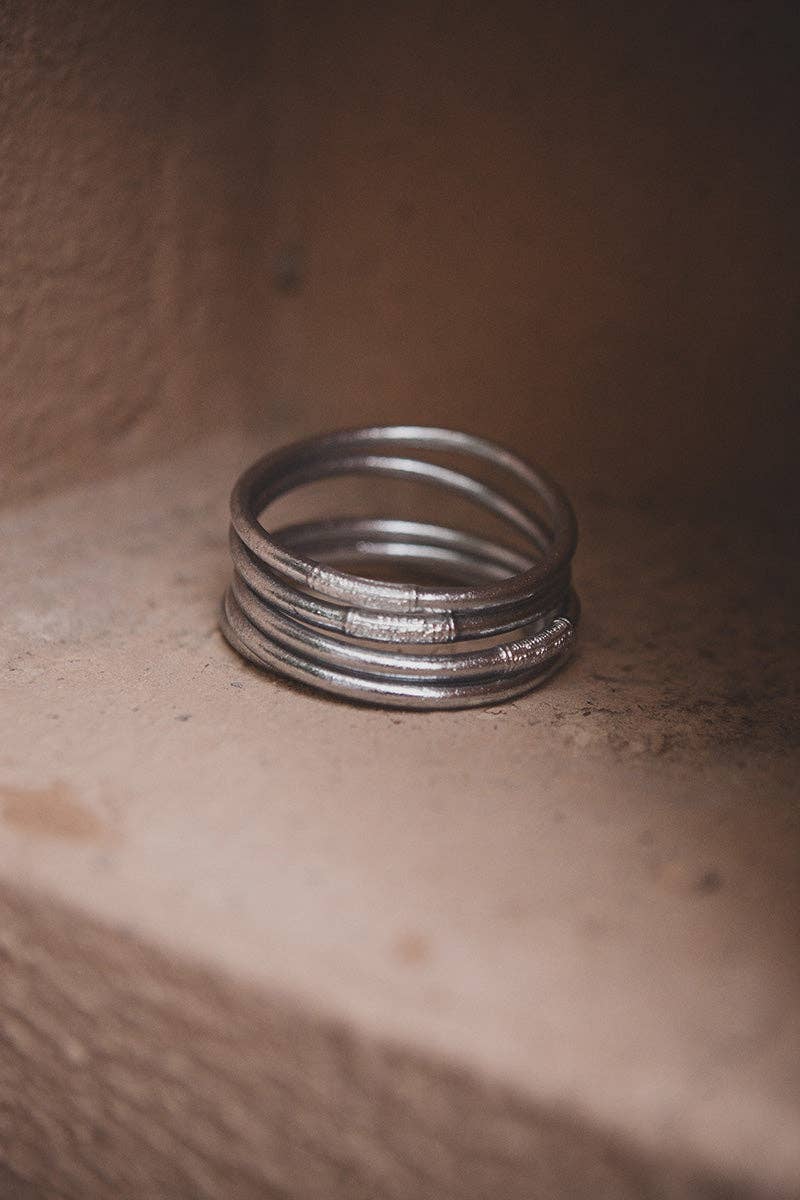 Kumali Bracelet Mantra Silver