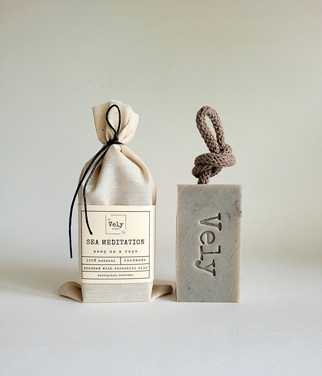 Natural Handmade Soap On A Rope 