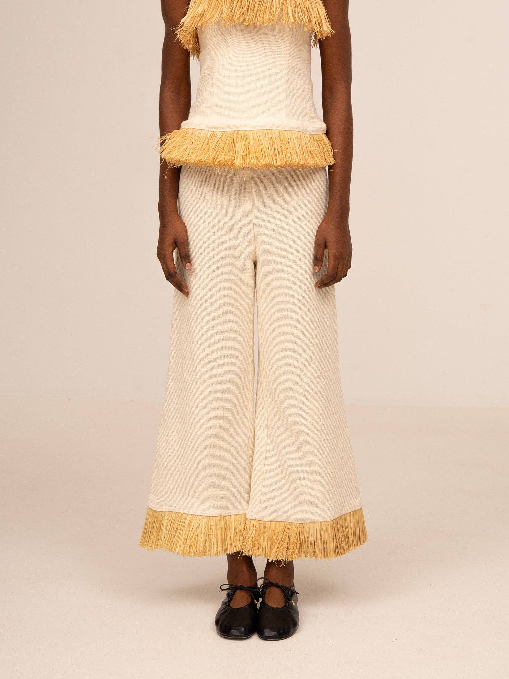 Fringe Straw Noctis Pants