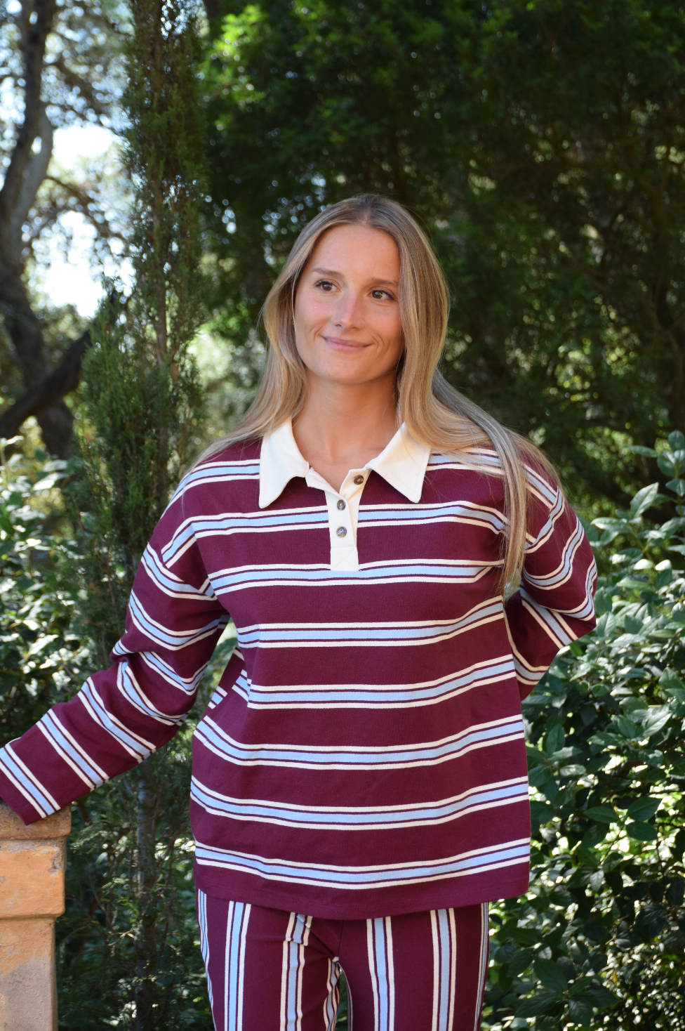 Filipa Burgundy T-shirt