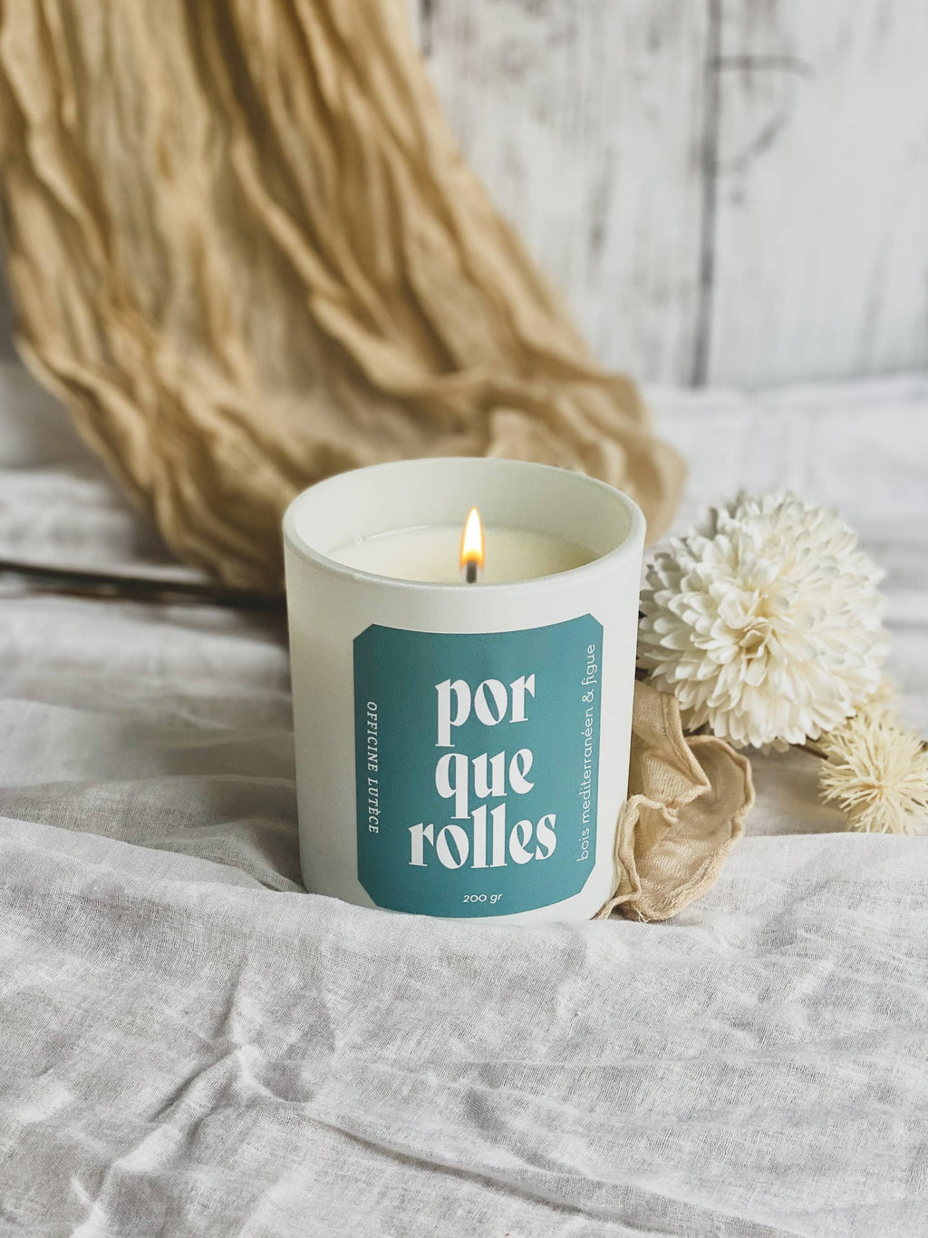 🏝 Porquerolles Candle - Wood & Fig