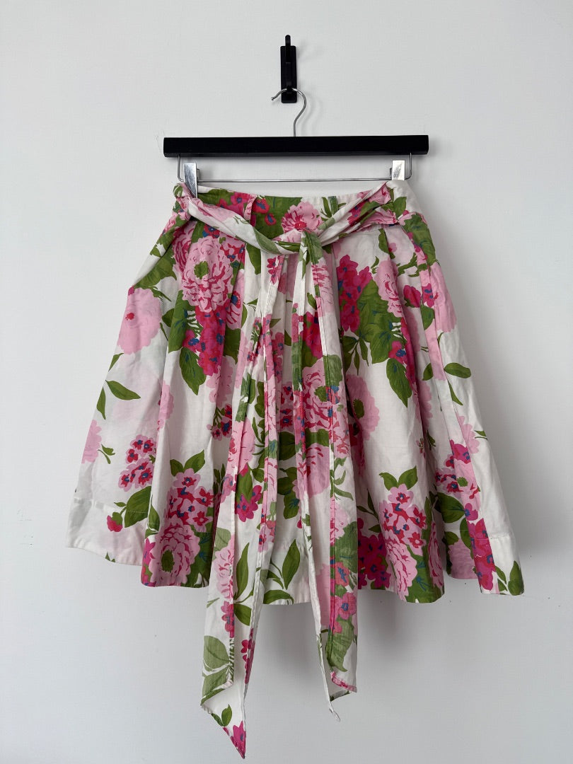 Cabbages and Roses Multicoloured Vintage floral skirt, Size US10