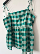 Load image into Gallery viewer, Bellerose Emerald Gingham top, Size 3
