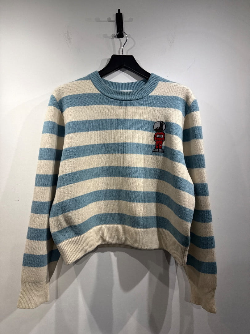 Bella Freud Blue Mythical Bunny Sweater, Size L