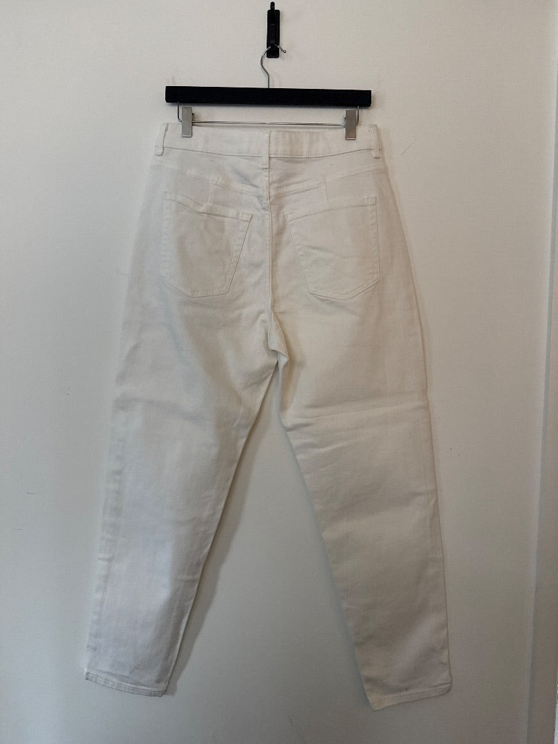 M&S White Mom jeans, Size 12