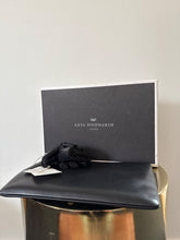 Load image into Gallery viewer, anya hindmarch Black Large tassel clutch, Size Medium
