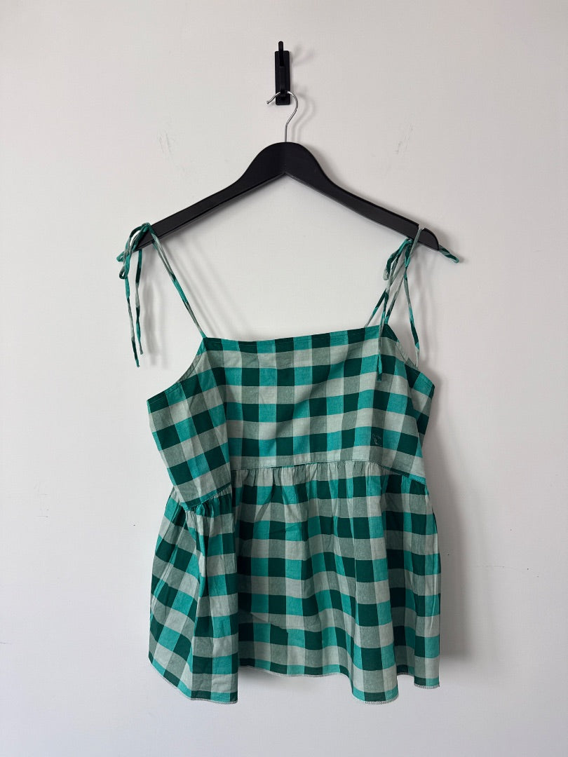 Bellerose Emerald Gingham top, Size 3