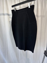 Load image into Gallery viewer, Alaia Black Vintage bodycon skirt, Size Medium
