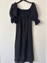Load image into Gallery viewer, Sleeper Black Linen dress, Size M
