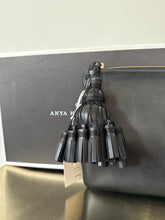 Load image into Gallery viewer, anya hindmarch Black Large tassel clutch, Size Medium
