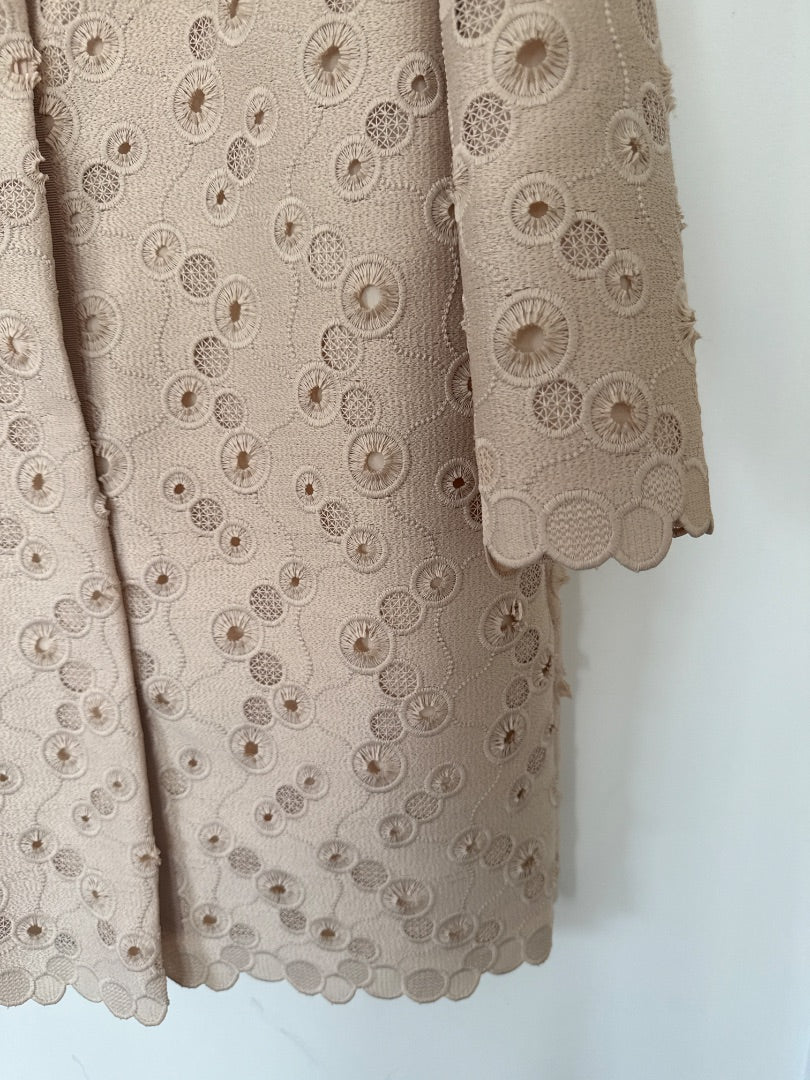 Maxmara Studio Ecru Dress coat, Size 14