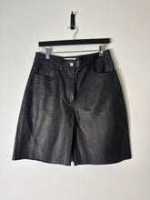 Load image into Gallery viewer, samsoe &amp; samsoe Black Leather shorts, Size Small
