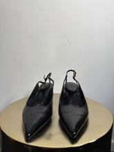 Load image into Gallery viewer, Massimo Dutti Black T bar kitten heel shoes, Size 41
